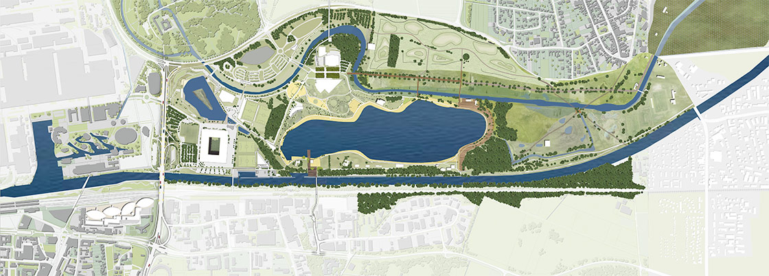 Allerpark Wolfsburg Masterplan